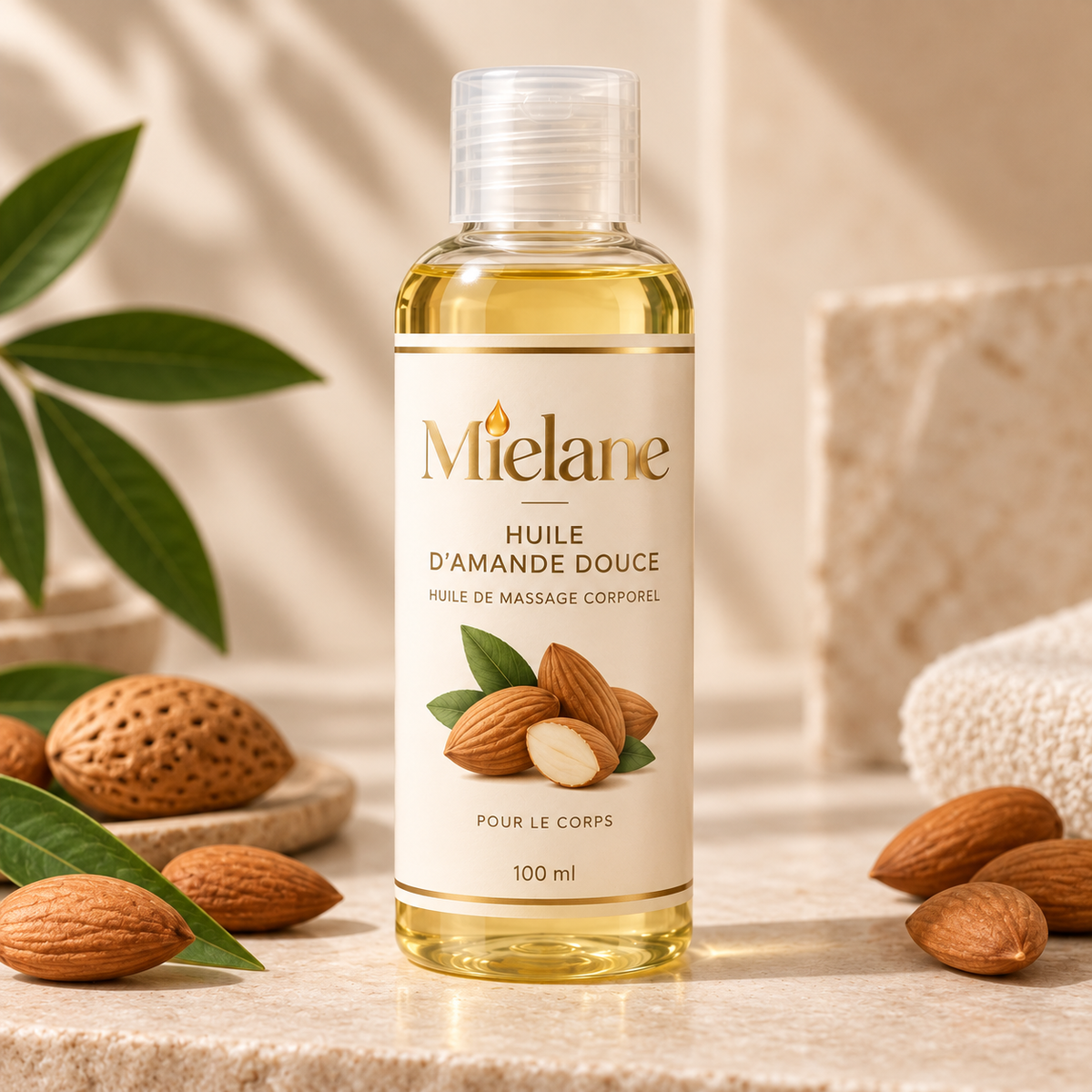 Huile de Massage Mielane - Amande Douce 100 ml